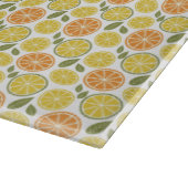 Lemon yellow orange  Pattern  Snijplank (Hoek)
