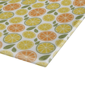 Lemon yellow orange  Pattern  Snijplank