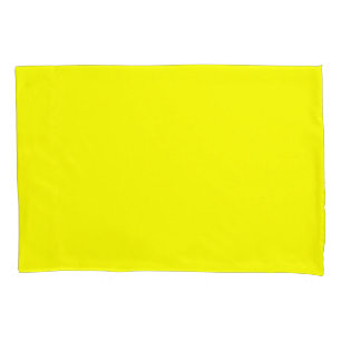 Lemon Yellow Pillow-Hoesje met standaardformaat Kussensloop