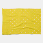 Lemon Yellow Polka Dot Kitchen Towels Theedoek (Horizontaal)