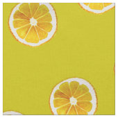 Lemon yellow pop art kitsch stof (Close Up)