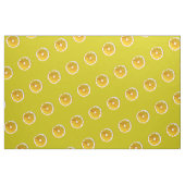 Lemon yellow pop art kitsch stof (Fat Quarter)