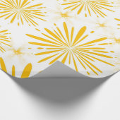 Lemon Yellow Print Cadeaupapier (Hoek)