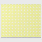 Lemon yellow shippo-patroon cadeaupapier (Vlak)