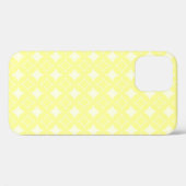 Lemon yellow shippo-patroon Case-Mate iPhone case (Achterkant (horizontaal))