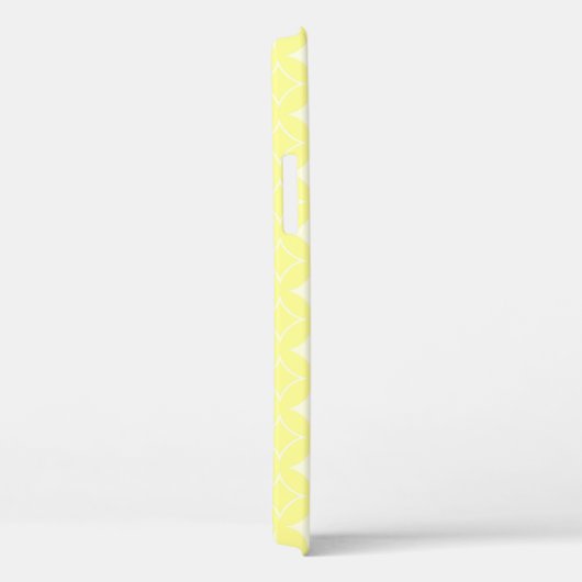 Lemon yellow shippo-patroon Case-Mate iPhone case (Achterkant / Rechts)