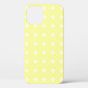 Lemon yellow shippo-patroon Case-Mate iPhone case