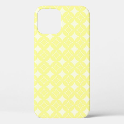 Lemon yellow shippo-patroon Case-Mate iPhone case (Achterkant)