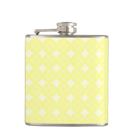 Lemon yellow shippo-patroon heupfles