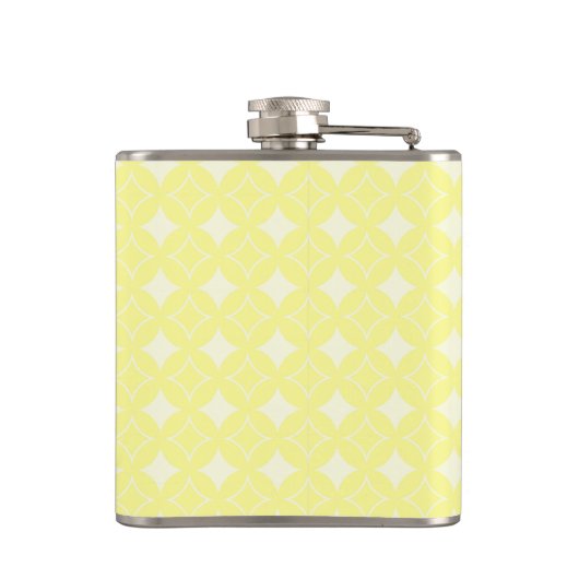 Lemon yellow shippo-patroon heupfles (Achterkant)