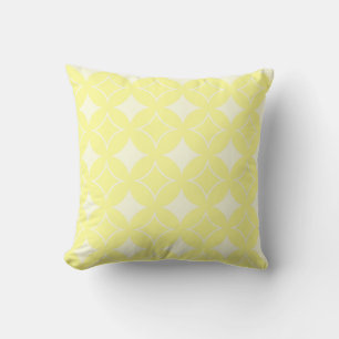 Lemon yellow shippo-patroon kussen