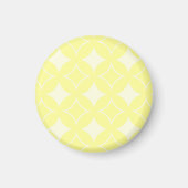 Lemon yellow shippo-patroon magneet (Voorkant)