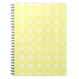 Lemon yellow shippo-patroon notitieboek