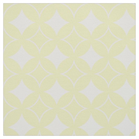 Lemon yellow shippo-patroon stof (Swatch)