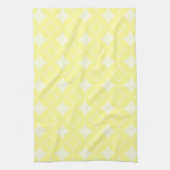 Lemon yellow shippo-patroon theedoek (Verticaal)