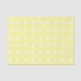 Lemon yellow shippo-patroon tissuepapier