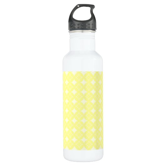 Lemon yellow shippo-patroon waterfles  (Voorkant)