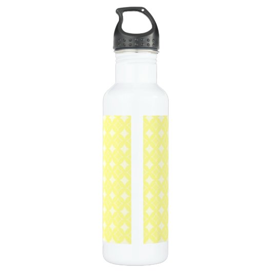 Lemon yellow shippo-patroon waterfles  (Achterkant)
