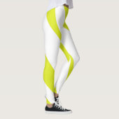 Lemon Yellow Striped Vibrant Leggings (Rechts)