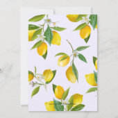 Lemon Ze vond haar belangrijkste knijp Vrijgezelle Kaart (Achterkant)