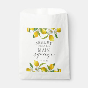 Lemon, ze vond haar belangrijkste squeeze bedankzakje