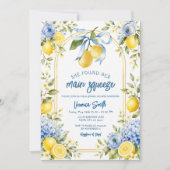 Lemon Ze vond haar hoofdknijper Bruiloftsborrel Kaart (Voorkant)