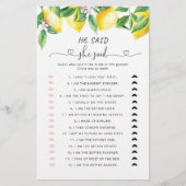 Lemon zei dat ze vrijgezellenfeest game zei (Voorkant)