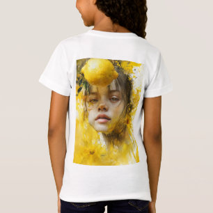 Lemon Zest: Een portret van jeugdige uitstraling" T-shirt