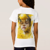 Lemon Zest: Een portret van jeugdige uitstraling" T-shirt (Achterkant)