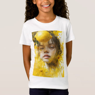 Lemon Zest: Een portret van jeugdige uitstraling" T-shirt