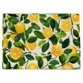 "Lemon Zest Gift Bag" Groot Cadeauzakje (Voorkant)