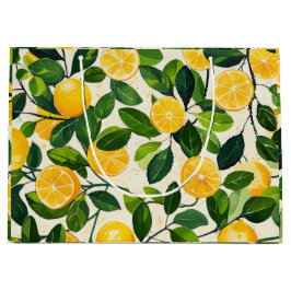 "Lemon Zest Gift Bag" Groot Cadeauzakje