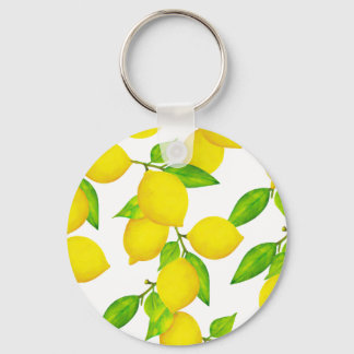 Lemon Zest Key Charm Sleutelhanger