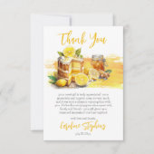 Lemon Zest Luscious Lemon Cake | gemberthee Bedankkaart (Voorkant)