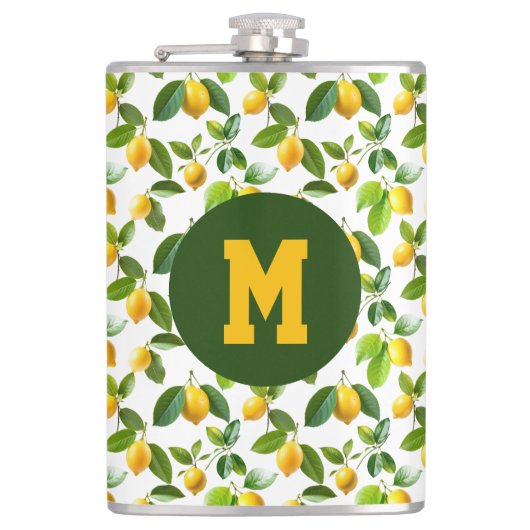 Lemon Zest Pattern Heupfles (Voorkant)