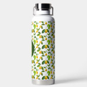 Lemon Zest Pattern Waterfles (Achterkant)