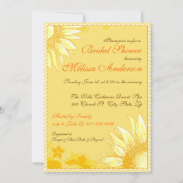 Lemon Zest Yellow Chevron Vrijgezellenfeest Invite Kaart