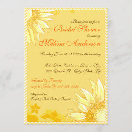 Lemon Zest Yellow Chevron Vrijgezellenfeest Invite Kaart