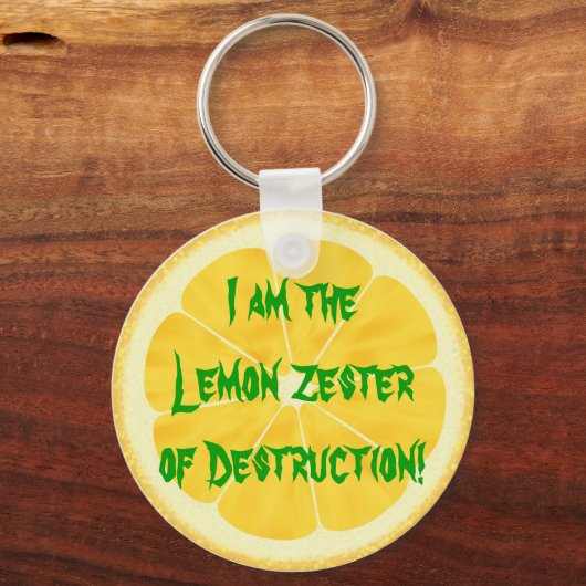 Lemon Zester of Destruction. Sleutelhanger (Voorkant)