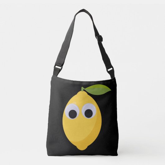 Lemon, zoete vruchten met goede ogen crossbody tas (Voorkant)