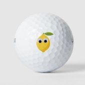 Lemon, zoete vruchten met goede ogen golfballen (Voorkant)