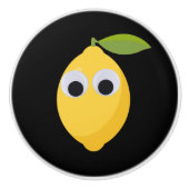 Lemon, zoete vruchten met goede ogen keramische knop (Voorkant)