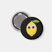 Lemon, zoete vruchten met goede ogen magneet (Voorkant / Achterkant)