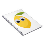 Lemon, zoete vruchten met goede ogen notitieboek (Rechterzijde)