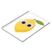 Lemon, zoete vruchten met goede ogen notitieboek (Linkerzijde)