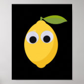 Lemon, zoete vruchten met goede ogen poster (Voorkant)