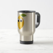 Lemon, zoete vruchten met goede ogen reisbeker (Voorkant rechts)