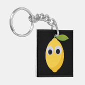 Lemon, zoete vruchten met goede ogen sleutelhanger (Voorkant Links)