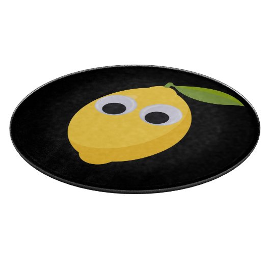 Lemon, zoete vruchten met goede ogen snijplank (Hoek)