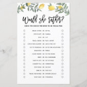 Lemon zou de Bride in plaats van het Vrijgezellenf (Voorkant)